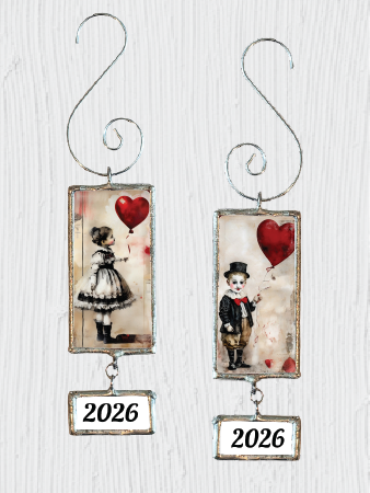 Double-Sided Valentine Kids Pendant