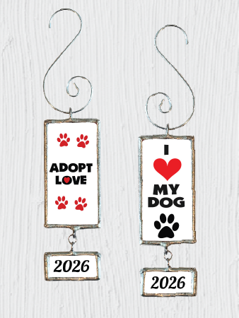 Double-Sided I ❤️ My Dog Pendant