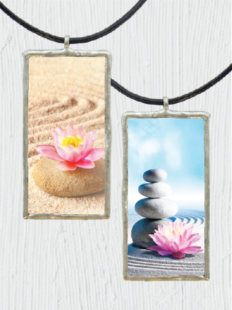 Double-Sided Zen Stone Pendant