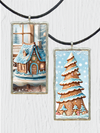 Double-Sided Gingerbread Pendant