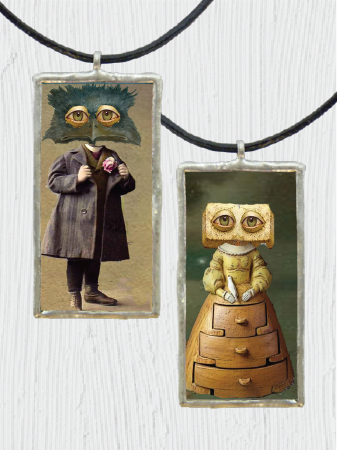Double-Sided Delightfully Odd Pendant