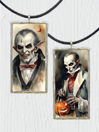 Double-Sided Vampire Pendant