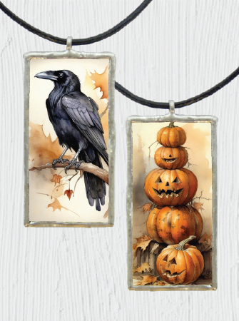Double-Sided Hallow's Eve Pendant