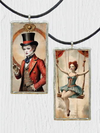 Double-Sided Carnival Pendant