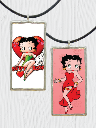 Double-Sided Betty Boop Valentine Pendant