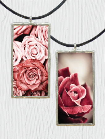 Double-Sided Rose Pendant