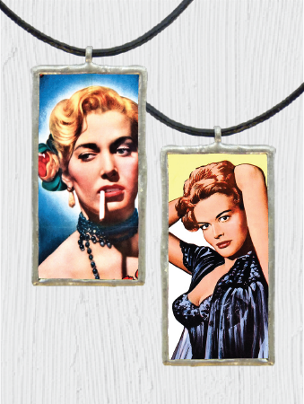 Pin-Up Rebels Double-Sided Pendant