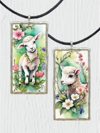 Double-Sided Sweet Lamb Pendant